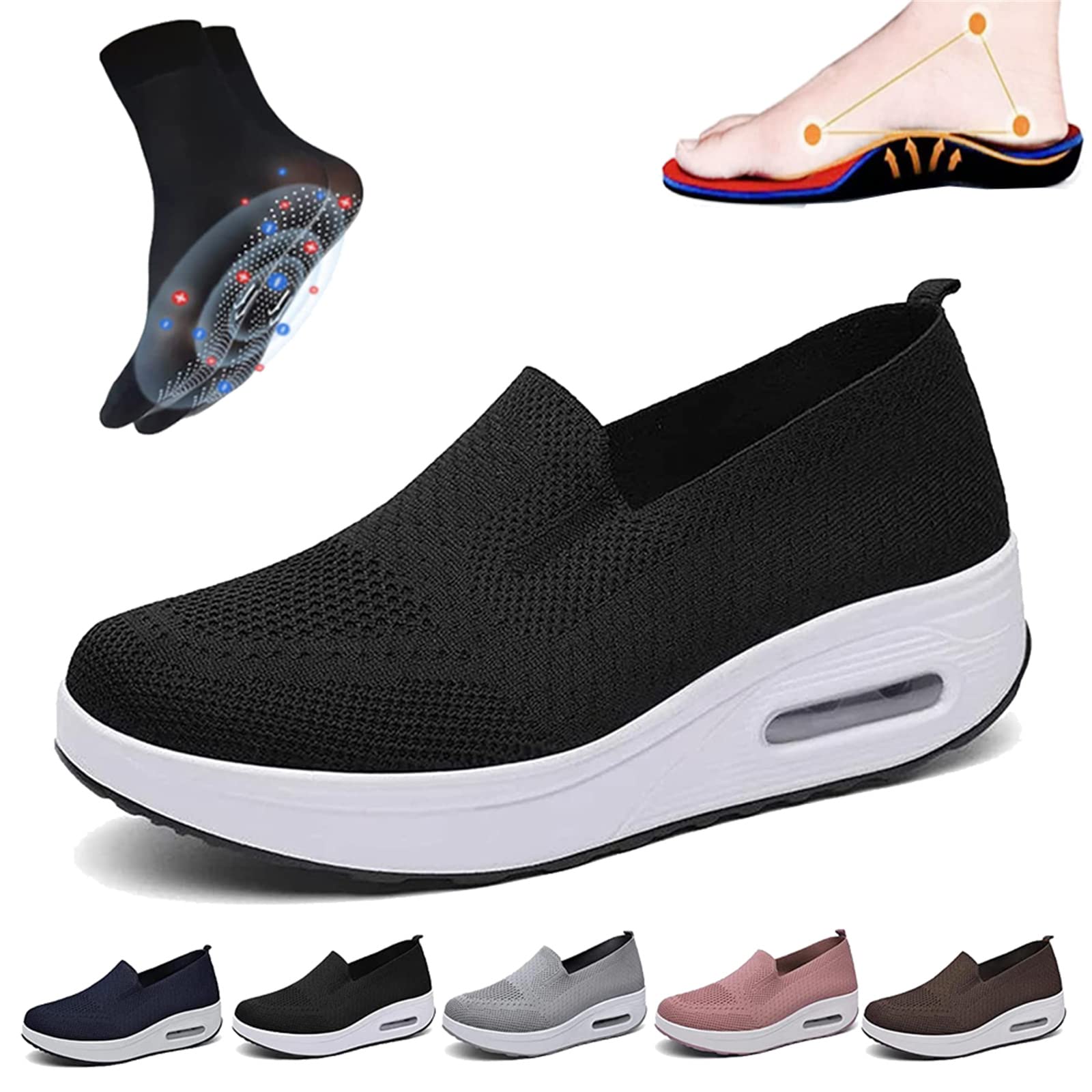 Slip-on light air cushion orthopedic Sneakers