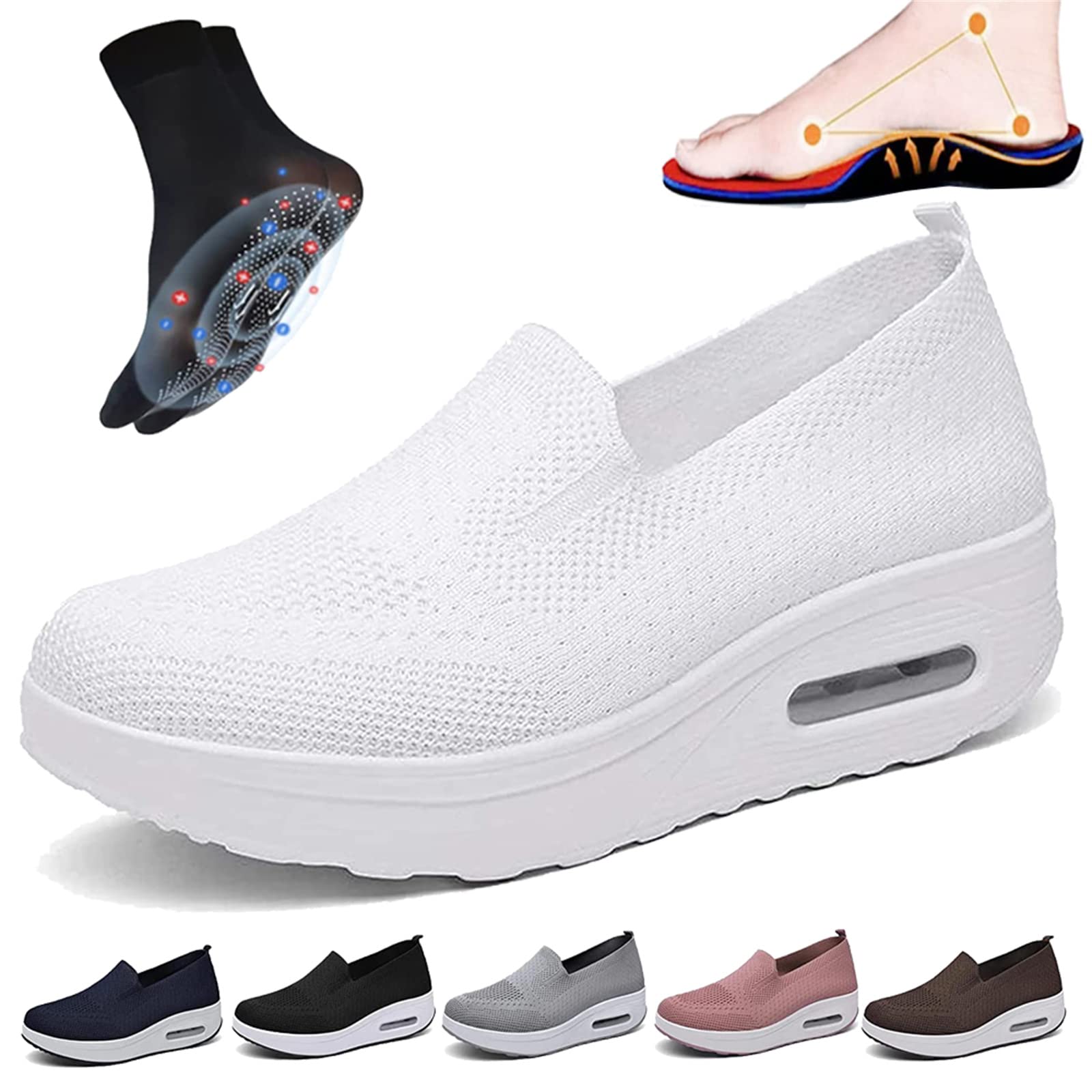 Slip-on light air cushion orthopedic Sneakers