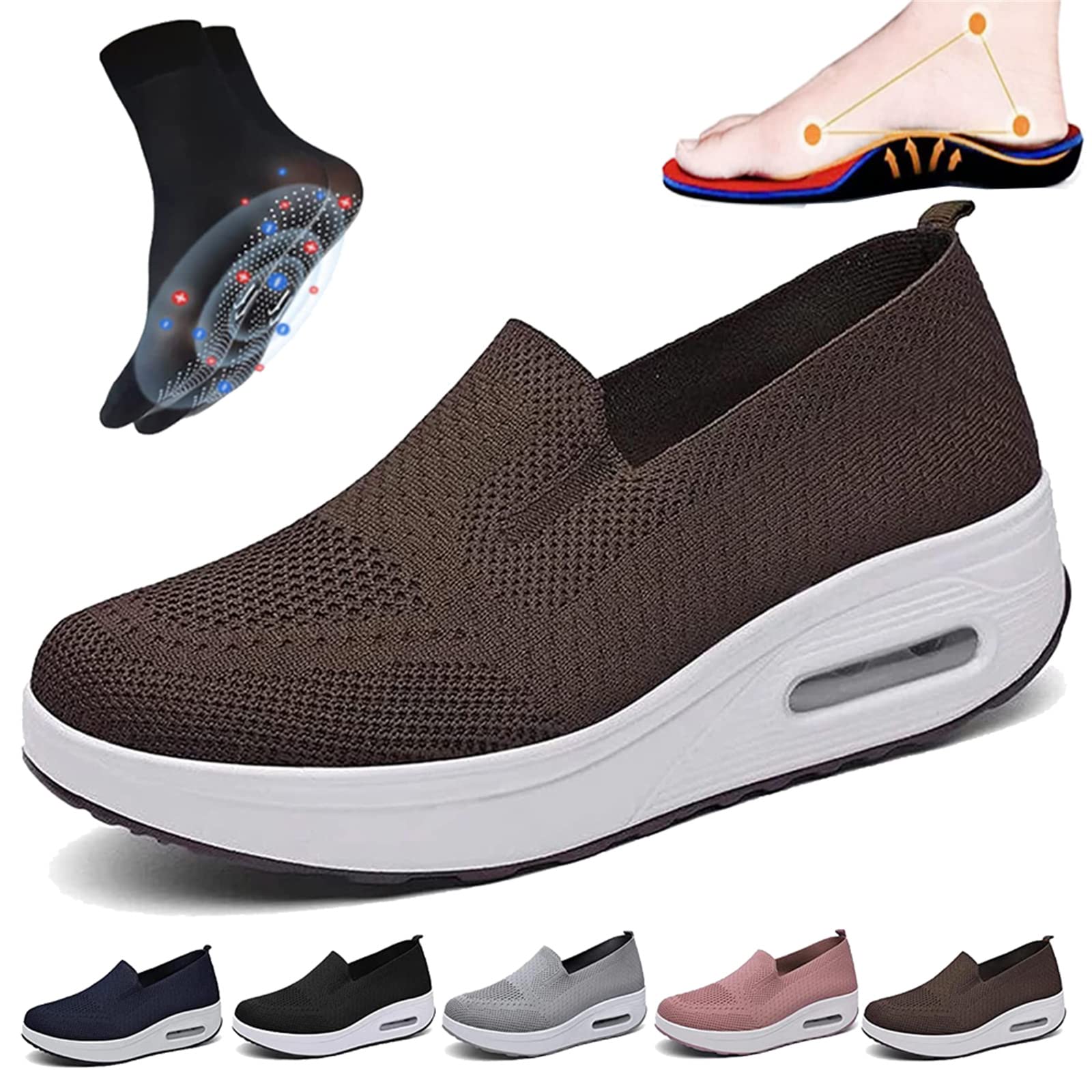 Slip-on light air cushion orthopedic Sneakers