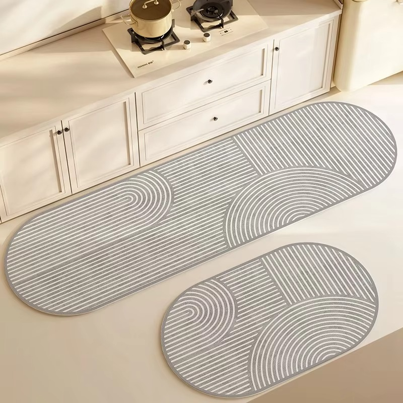 Super Absorbent Diatomite Anti Slip Kitchen Floor Mat