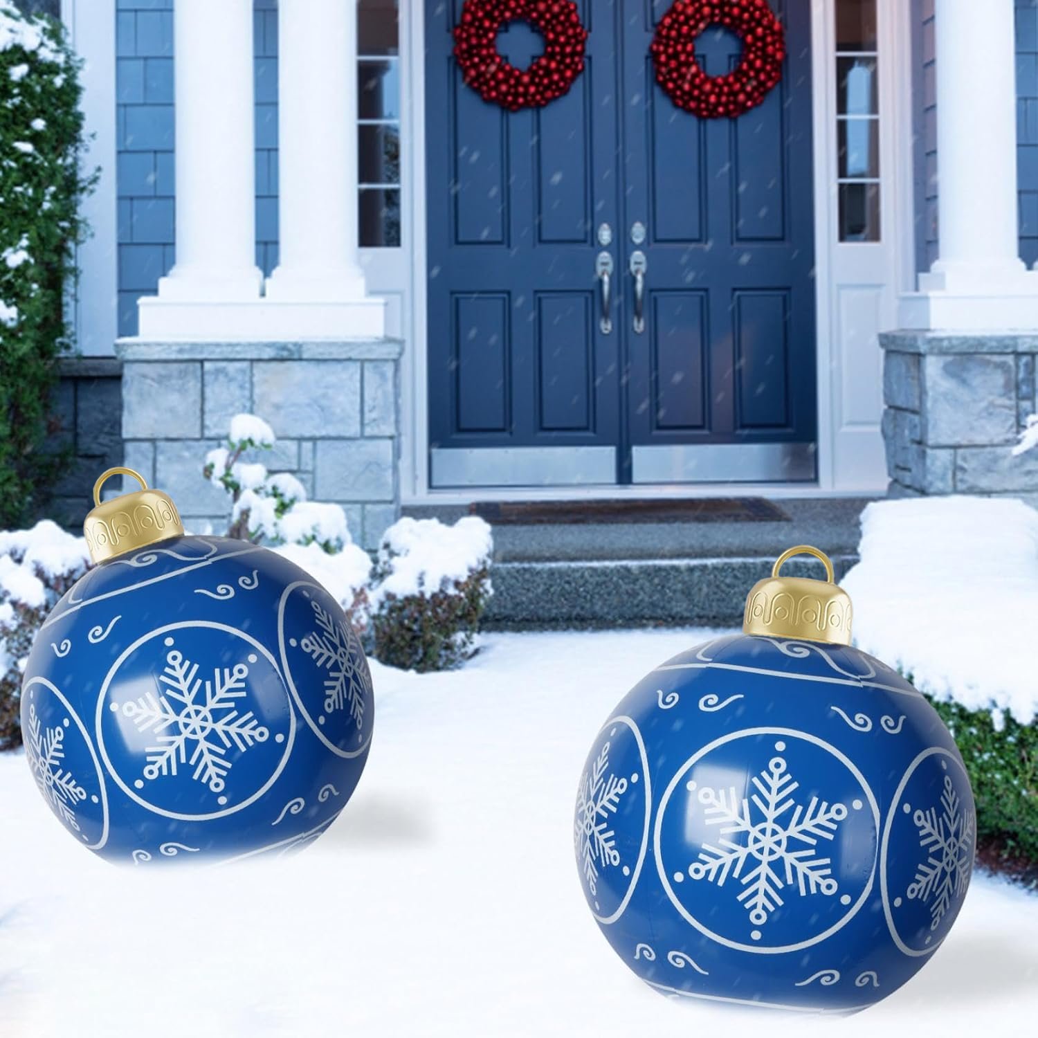 🎄Preheat 2025 Sale 49% OFF!-🎈Outdoor Holiday PVC Inflatable Decorated Ball!