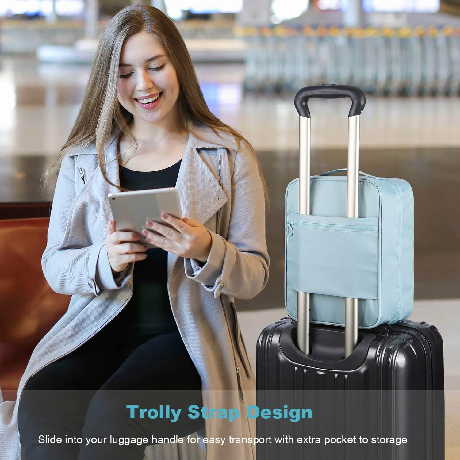 Shoe Bag Holds 3 Pair of Shoes for Travel and Daily Use Storage Pouch