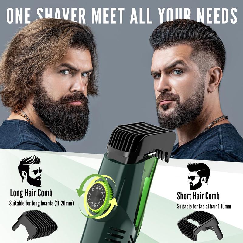 Vacuum Beard Shaver for Men