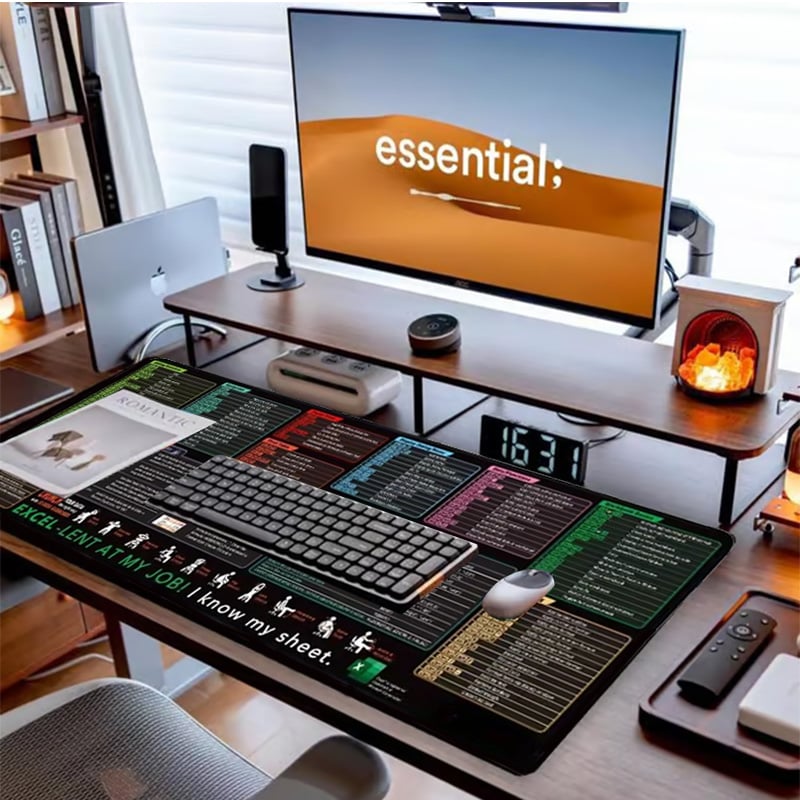 Excel Cheat Sheet Desk Mat