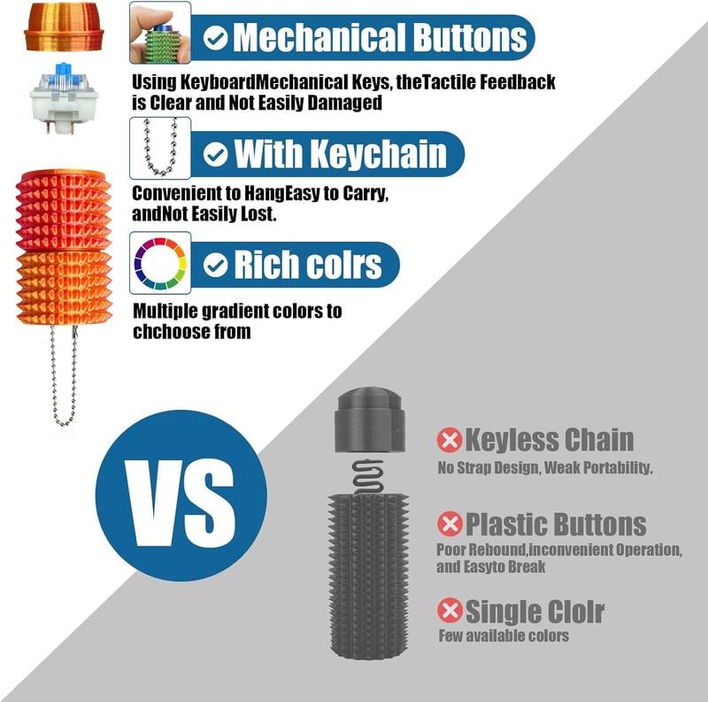 Portable Vibrant Colors Stim Tool