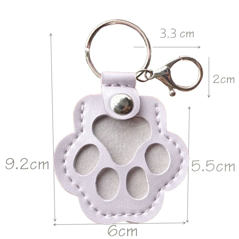 💖Leather Pet Memorial Keychain  🐾 Keep Their Memory Close, Always
