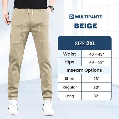 MultiPants – High Stretch Multi-pocket Durable Cargo Pants