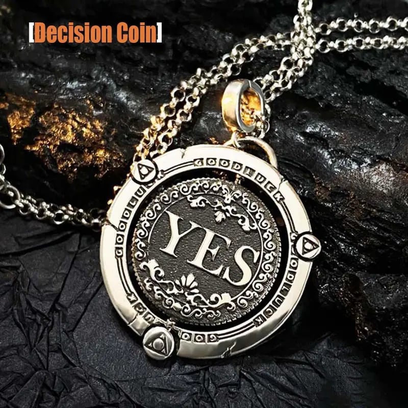 [YES or NO]The Decision Coin Necklace - Your Stylish Daily Oracle!