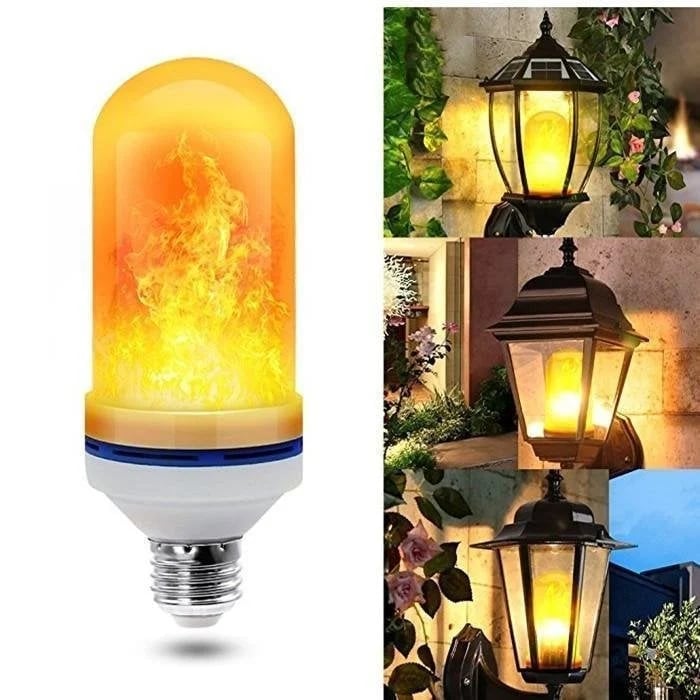 🔥LED Flame Light Bulb With Gravity Sensing Effect