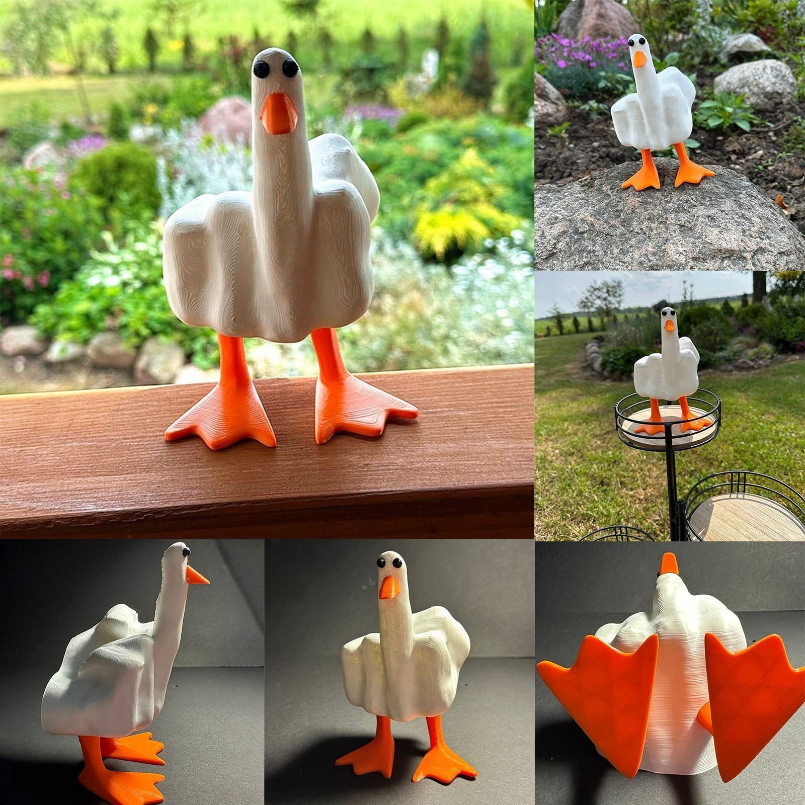 Funny Little Duck Figurine