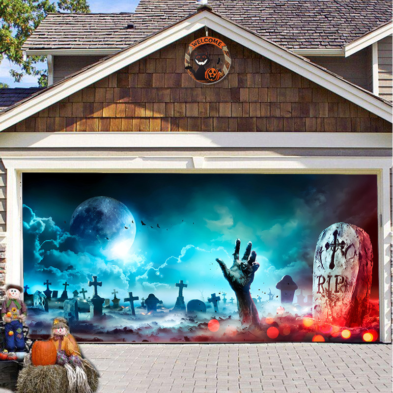 2024 Garage Door Halloween Cover