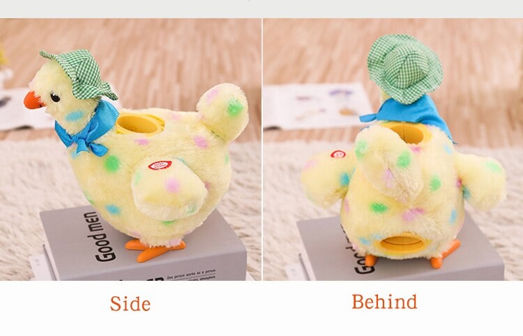 Electric crazy plush chicken