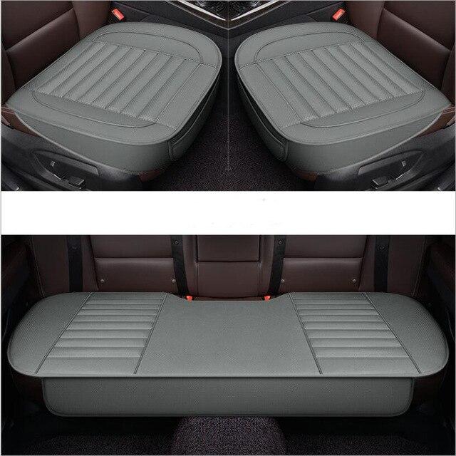 Leather Charcoal Car Seat Cushion