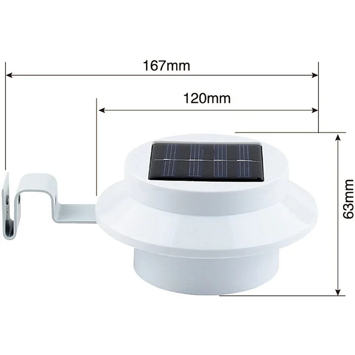Outdoor Solar Gutter LED Lights