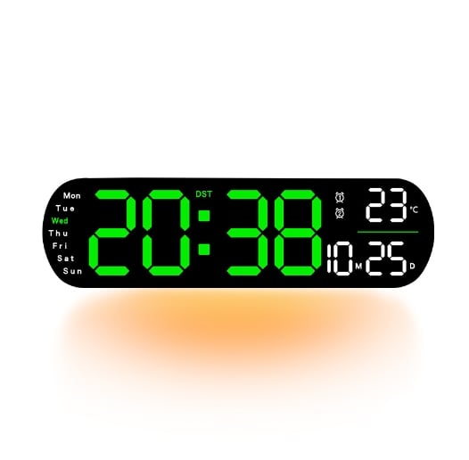 2024 Upgraded Digital Wall Clock Large Display