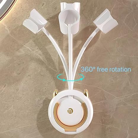 No Punching Bathroom Hair Dryer Holder