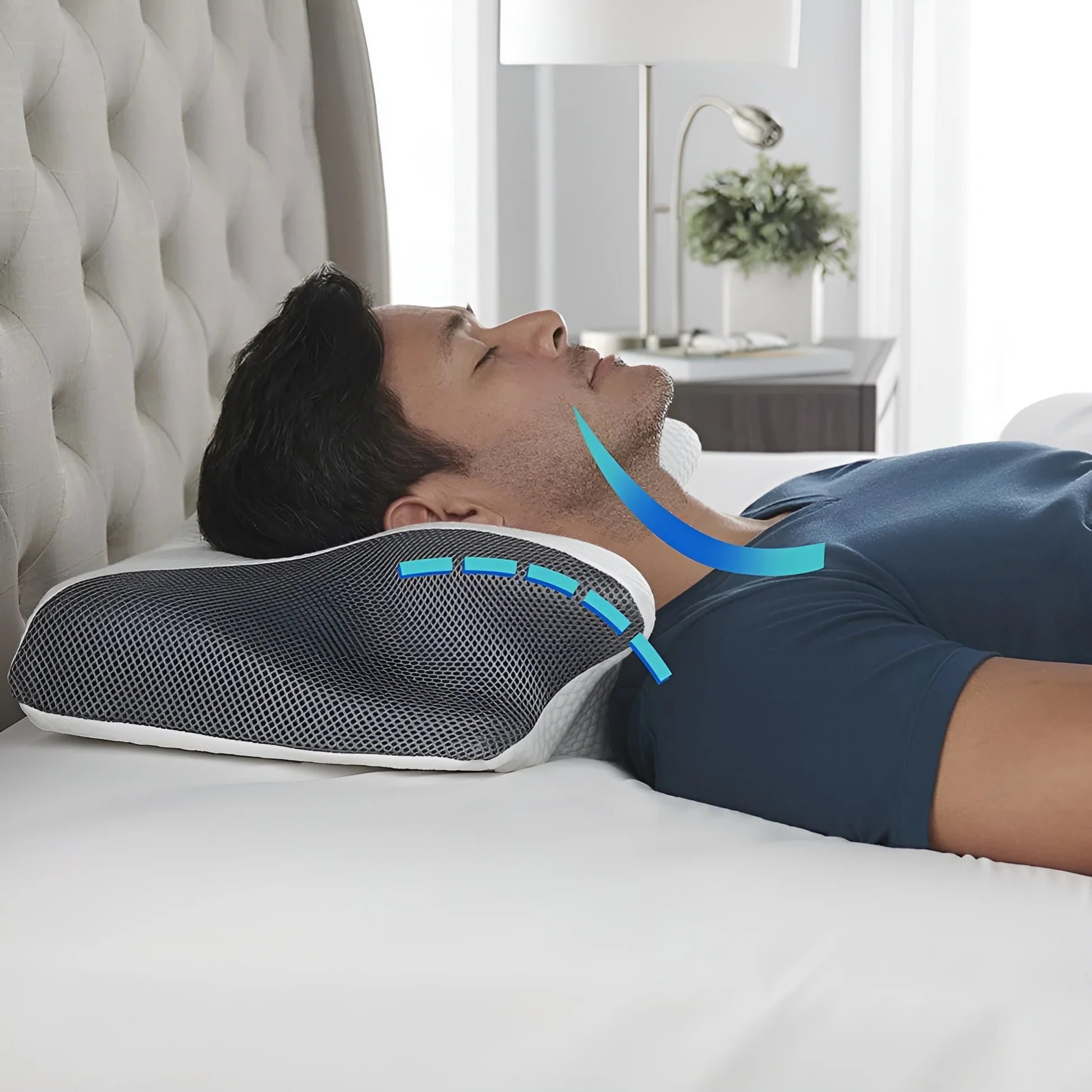 RESTRELIEFTM PREMIUM ERGONOMIC PILLOW