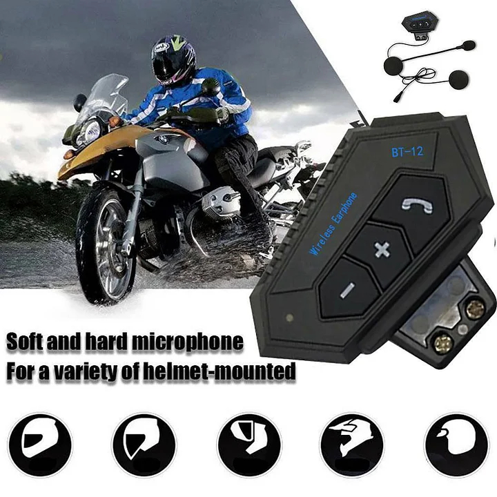 Motorcycle Helmet Bluetooth Headset Wireless Bluetooth Headset
