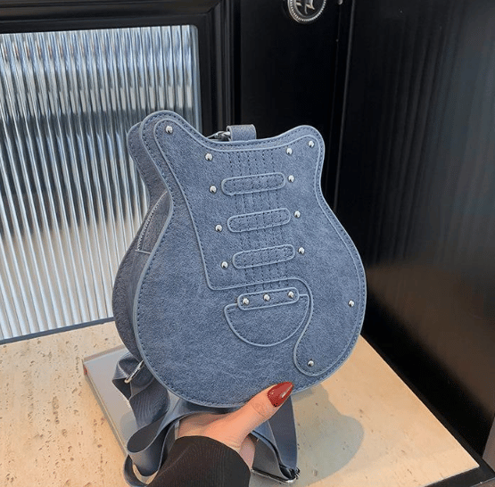 Y2k Style Vintage Guitar Shaped Bag For Girls