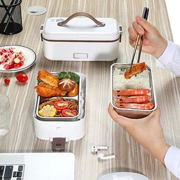Multi-Functional Portable Plug-In Cooking Office Insulated Lunch Box