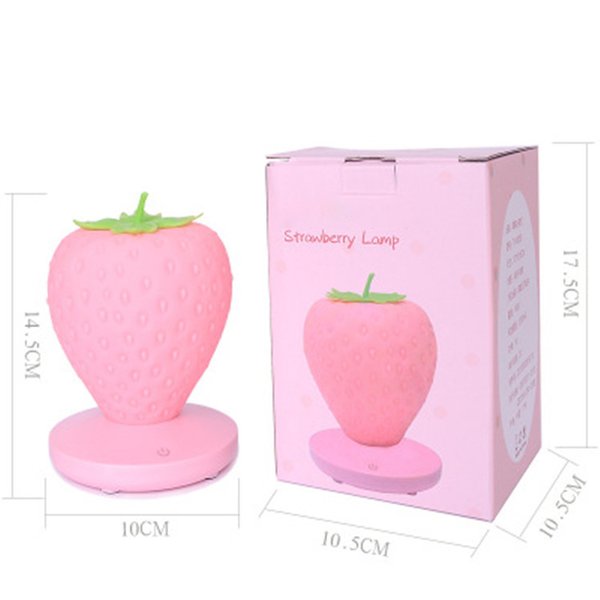 Strawberry Night Light Soft Silicone Table Lamp