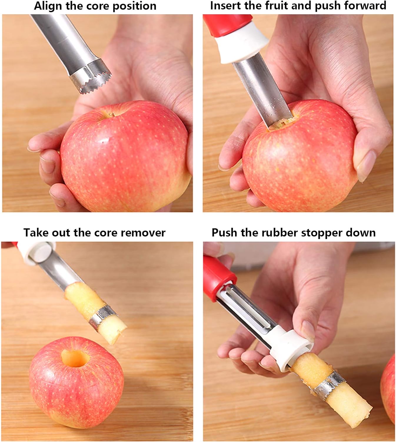 2-IN-1 FRUIT PITTING AND PEELING TOOL