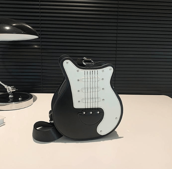 Y2k Style Vintage Guitar Shaped Bag For Girls