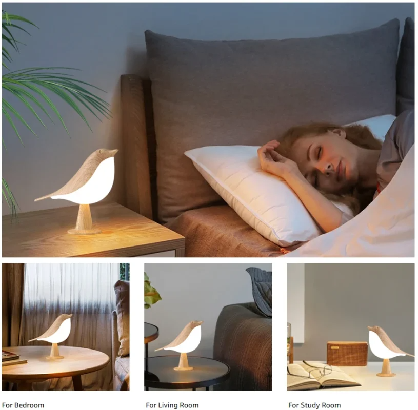 Birdie – 2 in 1 Rechargeable Dimmable Lamp and Oil Diffuser