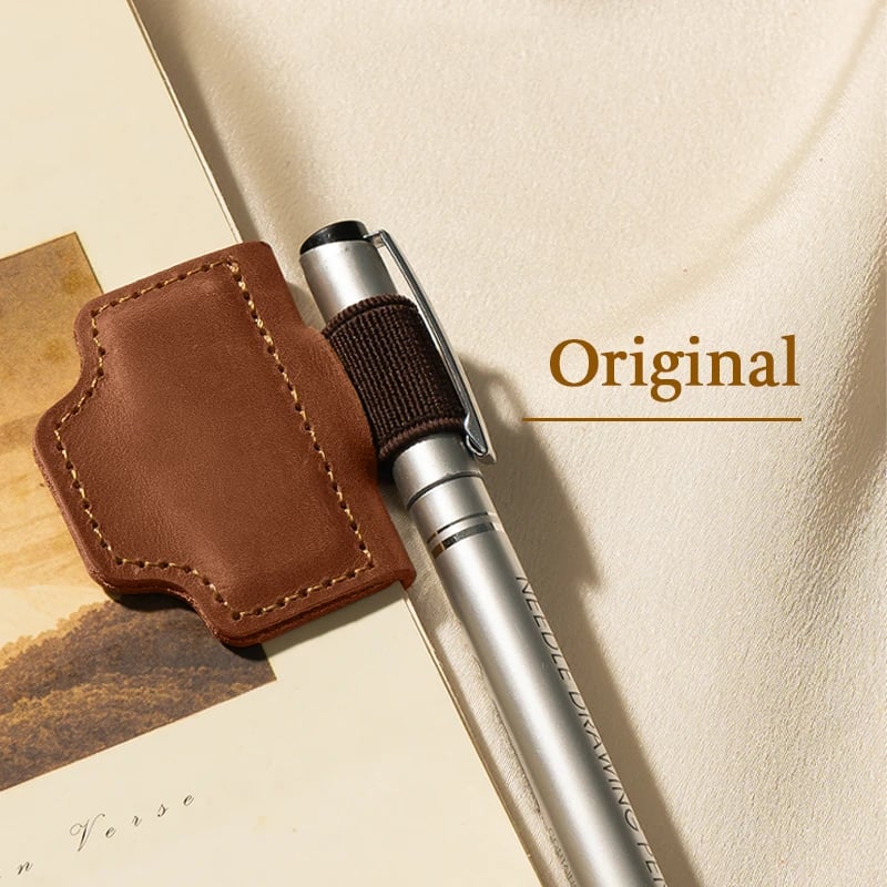 🔥Personalized Magnetic Leather Pen Holder Bookmark