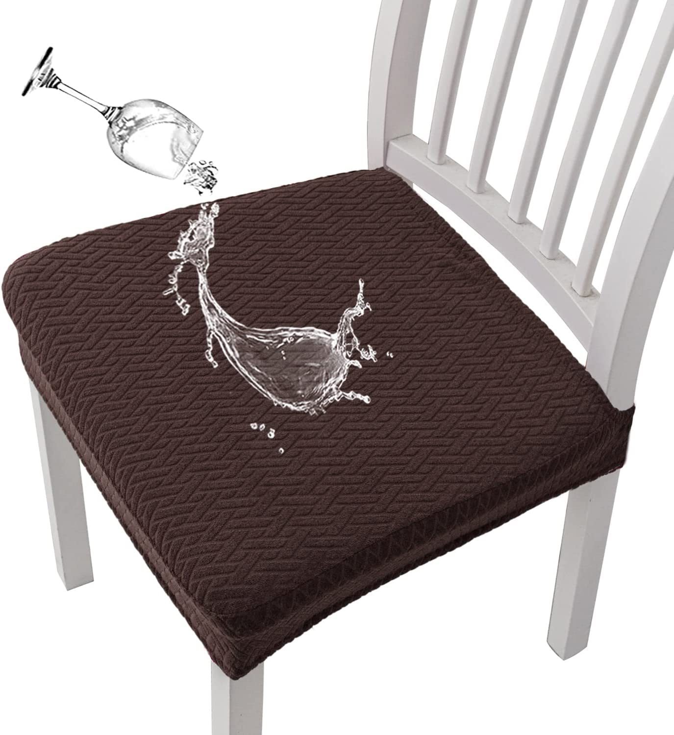 Jacquard Chair Seat Cover 