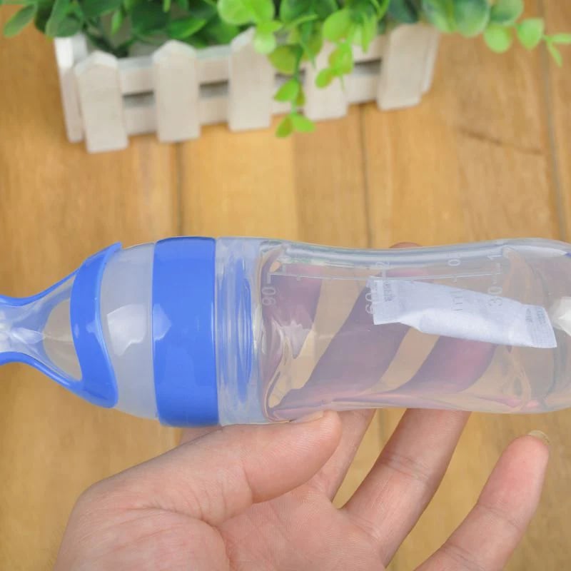 Squeezable Baby Spoon Bottle