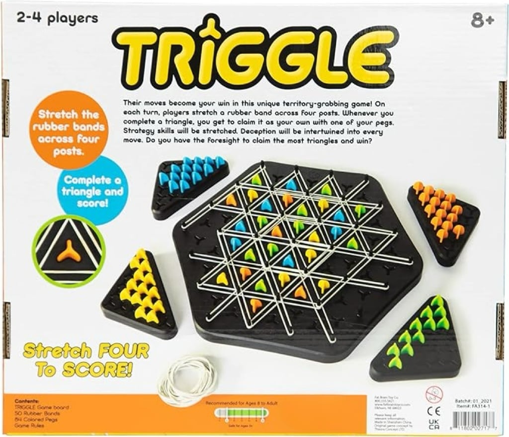 Chain Triangle Chess Game, 2 to 4 Players