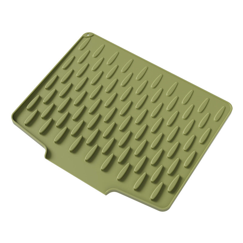 SlopeFlow Pro DryMat: Heat-Proof Silicone Drain Board with GripGuard Tech