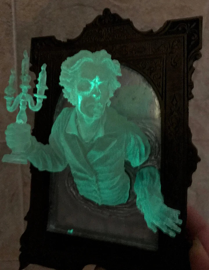 Ghost in the Mirror Wall Plaque - Glow in the Dark