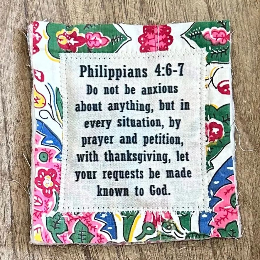 Prayer Quilt With Cross Inside