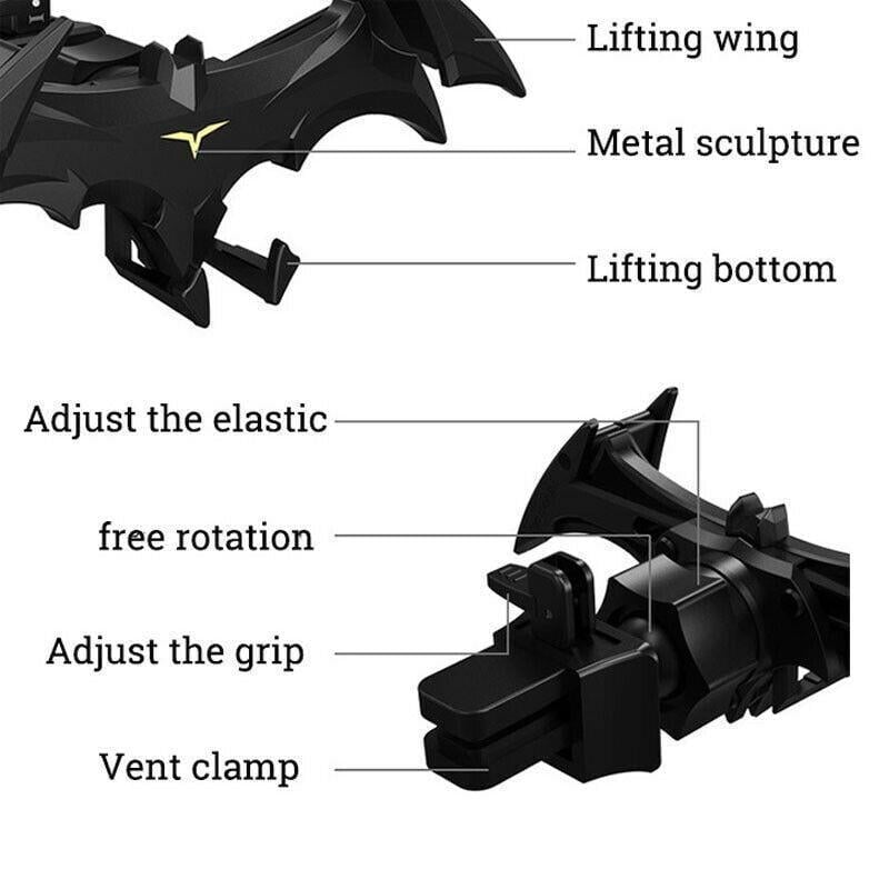 Bat Wings Car Phone Holder