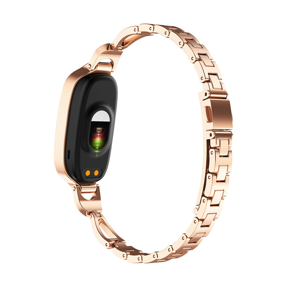 F81 Woman Blood Sugar Blood Pressure monitoring Luxury Diamond Design Fashion Smartwatch