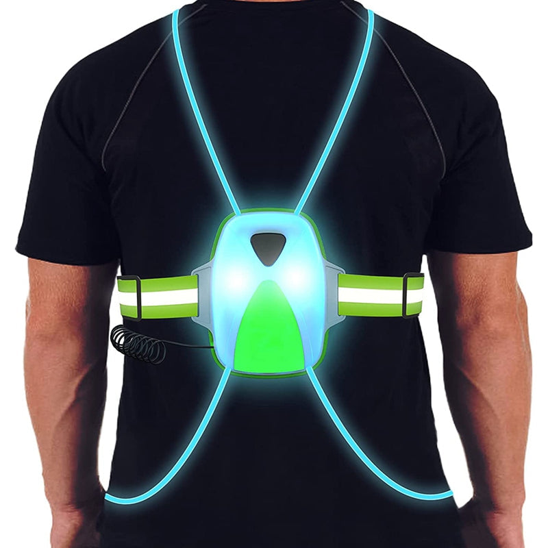 High Visibility Men's / Women's Reflective LED Running Safety Vest