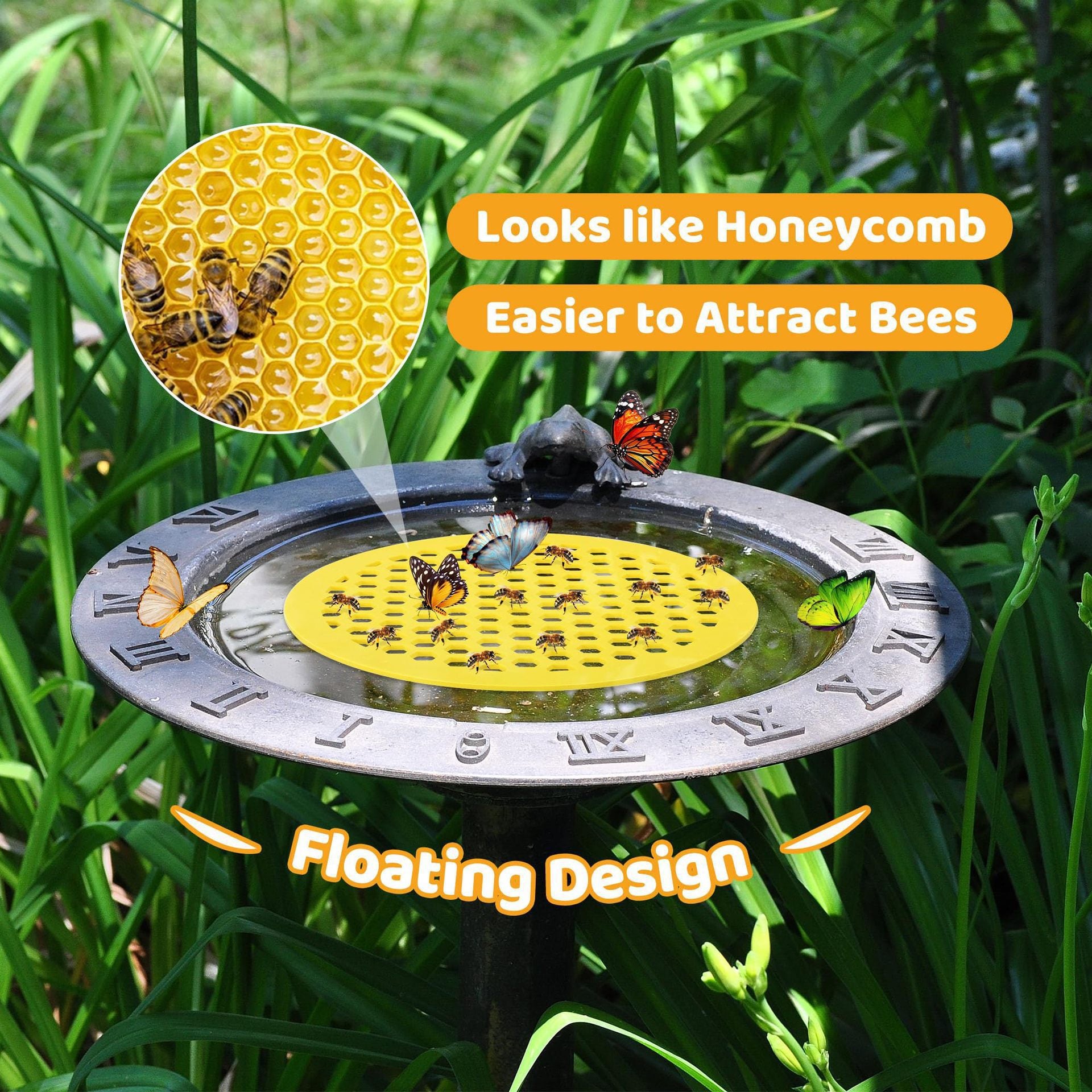 Floating Bee Station - Bee-Friendly Hydration Station