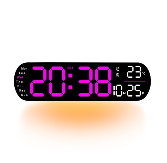2024 Upgraded Digital Wall Clock Large Display