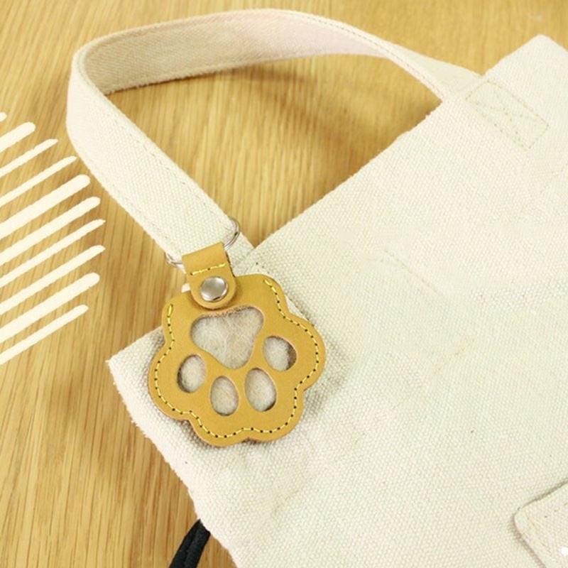 💖Leather Pet Memorial Keychain  🐾 Keep Their Memory Close, Always