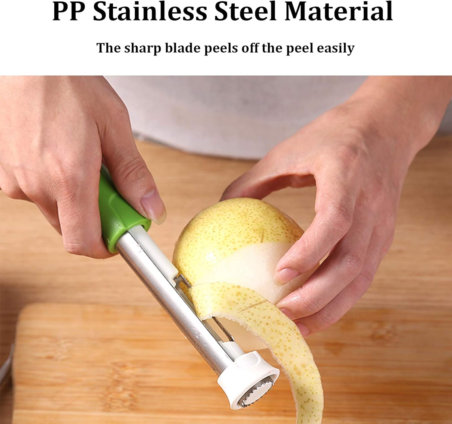 2-IN-1 FRUIT PITTING AND PEELING TOOL