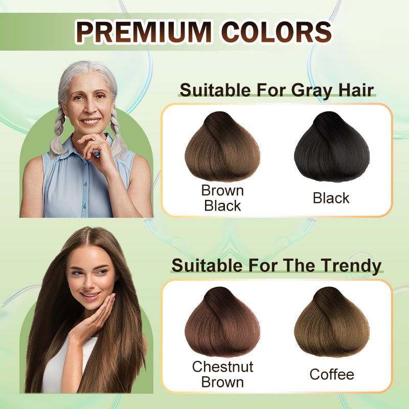 10 Packs Plant Extract Non-damage Hair Dye Cream
