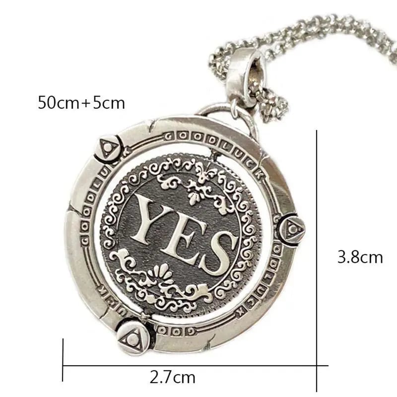 [YES or NO]The Decision Coin Necklace - Your Stylish Daily Oracle!