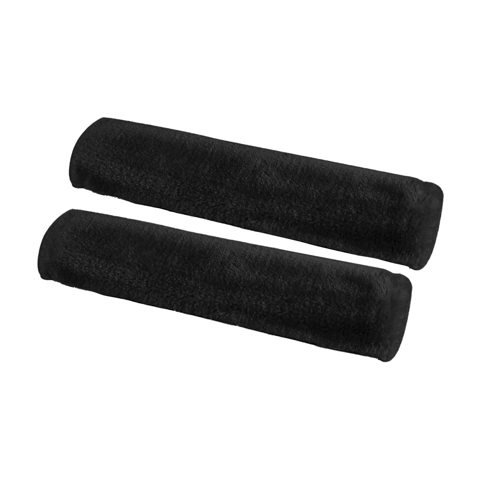 2pcs Soft Faux Sheepskin Cover Seat Belt Shoulder Strap Covers Shoulder Pad for Car & Bag