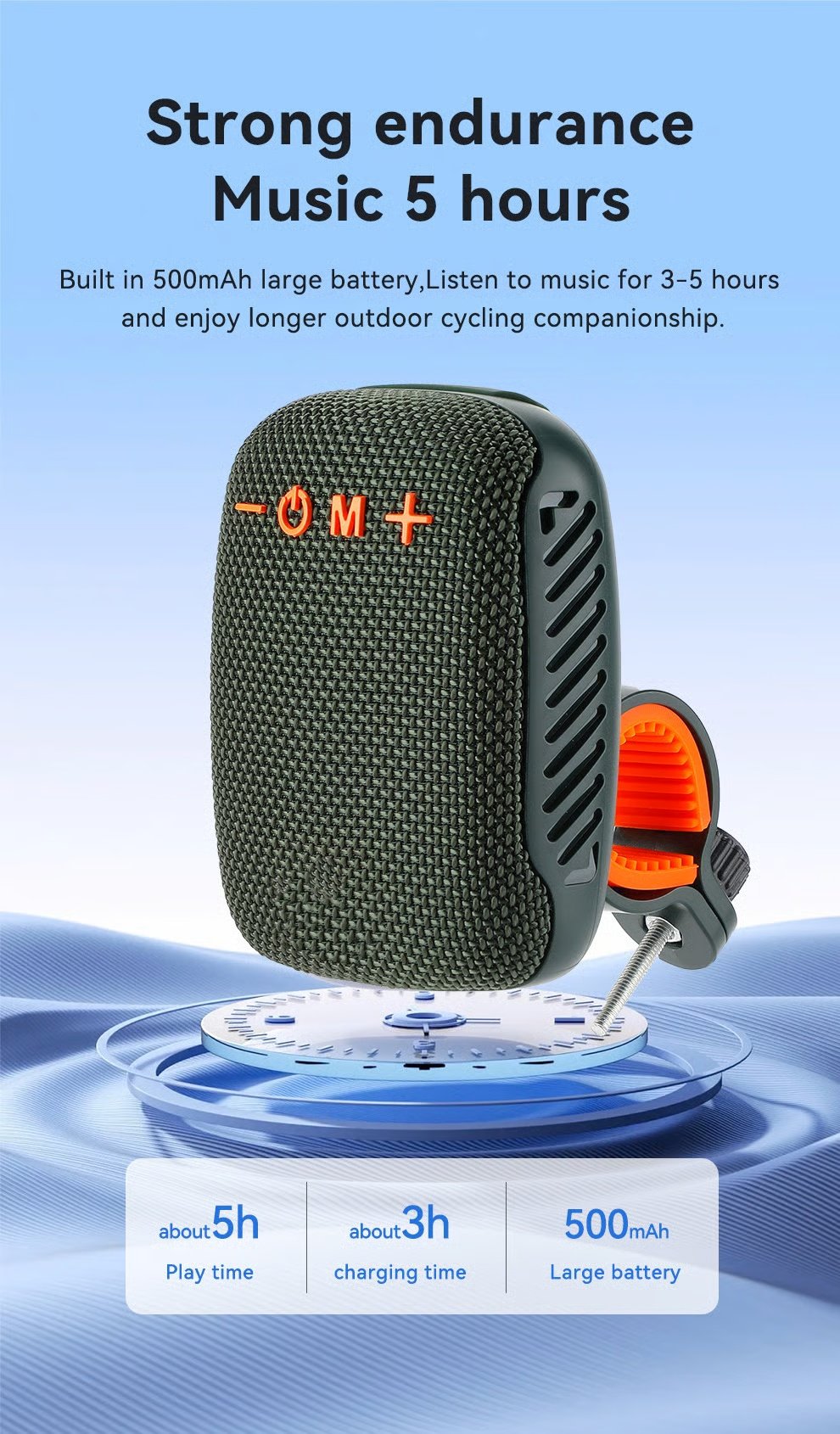 Portable Cycling Bluetooth Speaker