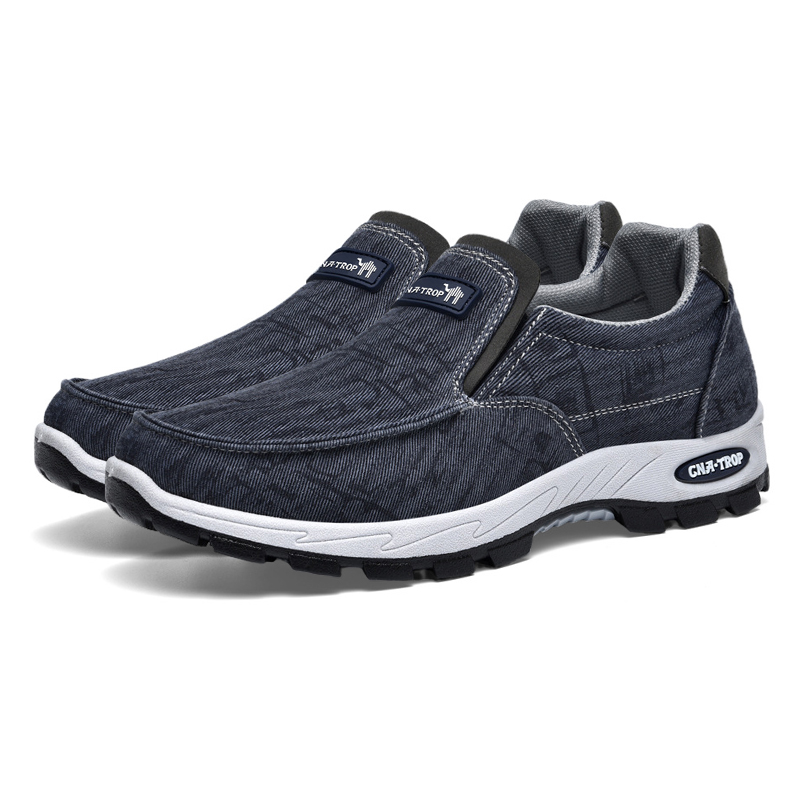 Men's  Slip-On Orthopedic Shoes– Arch Support Sneakers for Casual Shoes, Lightweight Walking Shoes for Foot and Heel Pain Relief