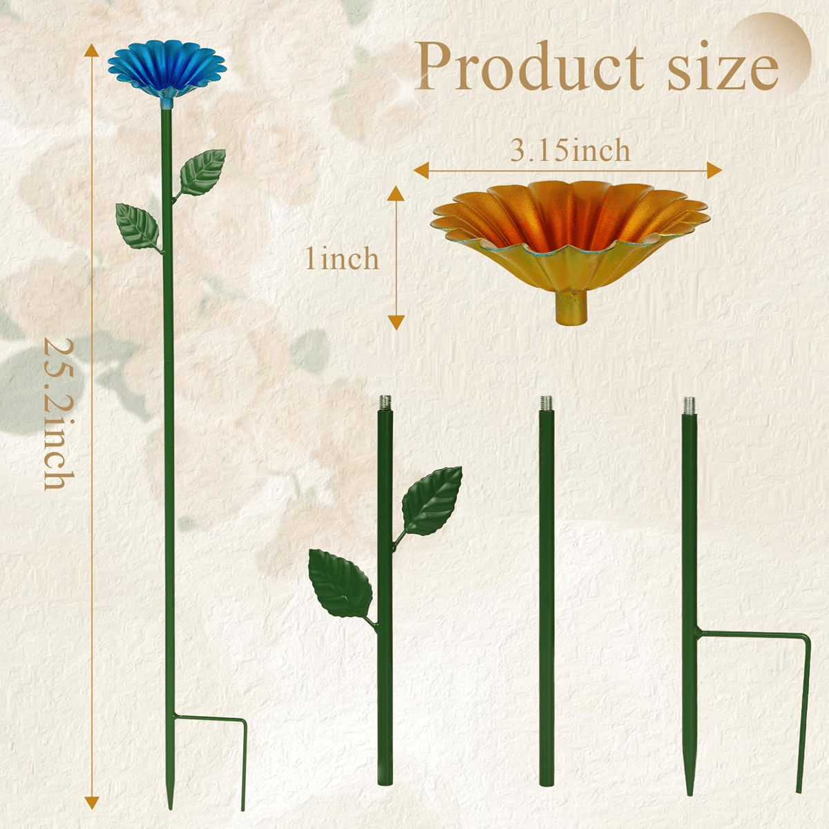 HOT SALE🐝🌷Bee and Butterfly Water Feeder with Flower Design