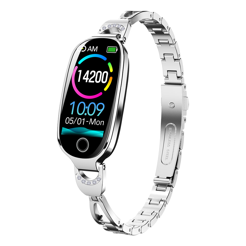 F81 Woman Blood Sugar Blood Pressure monitoring Luxury Diamond Design Fashion Smartwatch