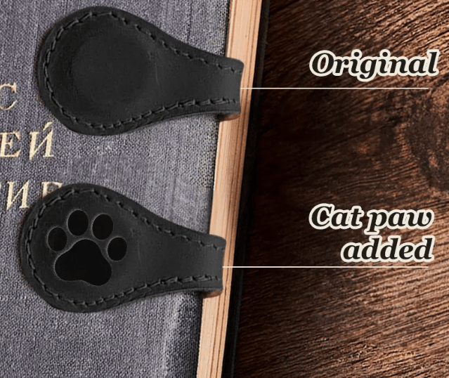 TimelessMark–Personalized Magnetic Leather Bookmark